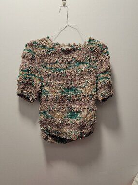 rare vintage sweater shirt - korean ? Ma Dang ? - unique handmade quality oneoff